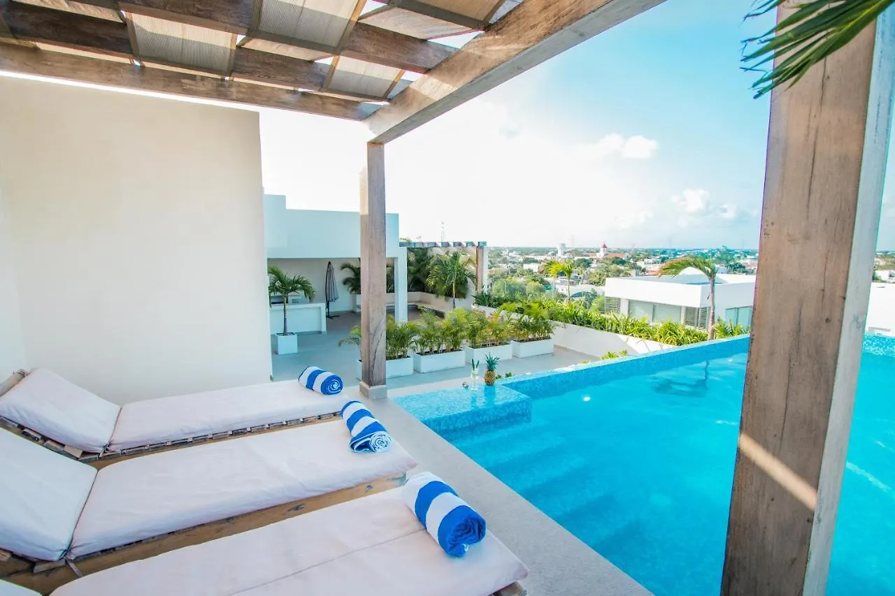 Condos With Ocean View Pool In Av 10 & 60 Street Playa del Carmen Apartment